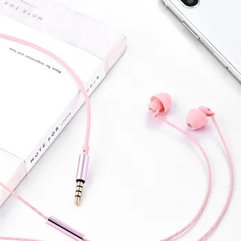 

Earphones Stereo In-Ear Bass Sleep Comfort With Volume Control 3.5mm Jack наушники блютуз наушники 2019 dropship NEW #F35