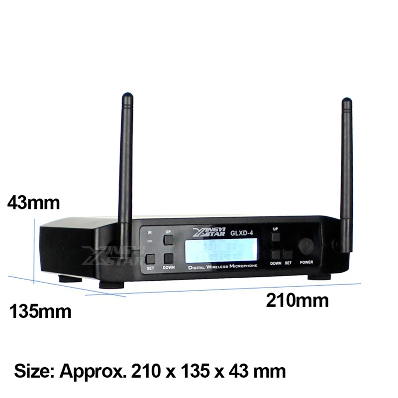 GLXD4 UHF Wireless Microphone System With 2