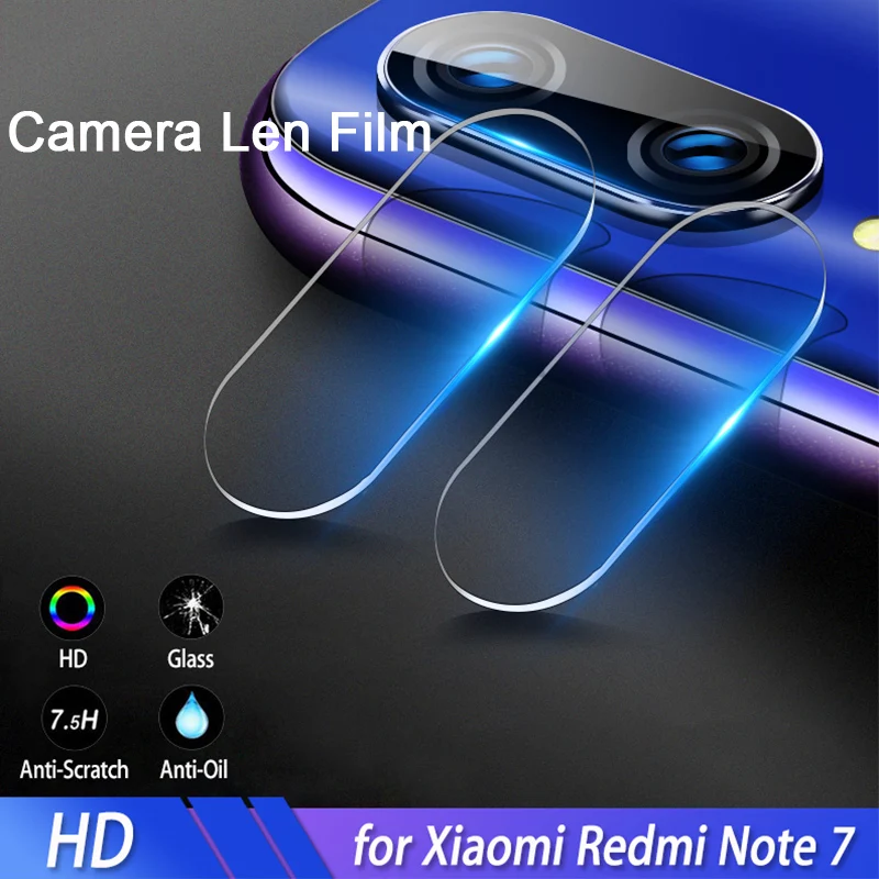 Полная крышка объектива камеры Защитное стекло для Xiaomi Redmi Note 7 6 5 Pro 4X Объектив HD экран протектор на Redmi Go Pro S2 задняя пленка