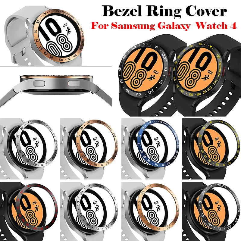 

2021 New Bezel Ring Styling Frame Case For Samsung Galaxy Watch 4 40mm 44mm Stainless Steel Cover Anti-scratch Protection Ring