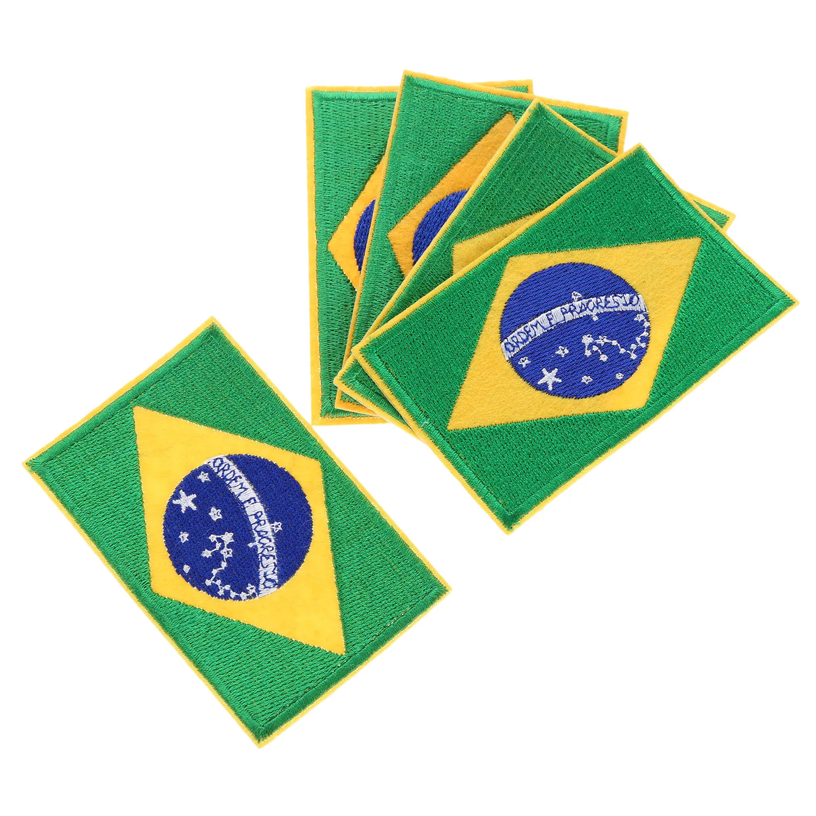 Нашивки с изображением флага Бразилии для детской одежды|patches for kids clothes|country flag