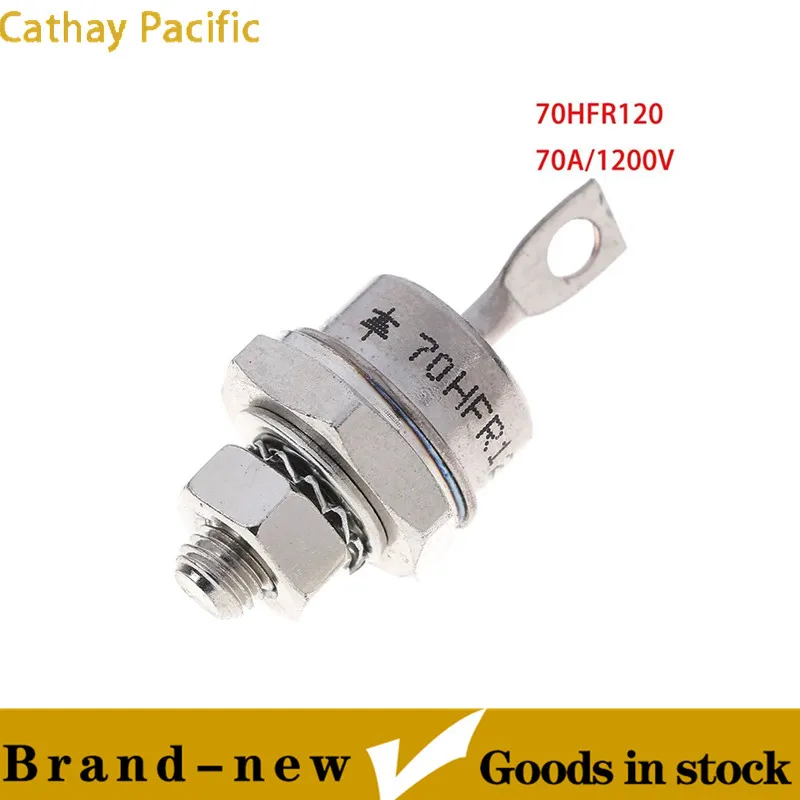 1 Pz 70Hfr120 70A/1200V Diodi Raddrizzatori A Perno In Metallo Diodi Raddrizzatori Ad Alta Potenza Accessori Alta Capacità Di Sovratensione
