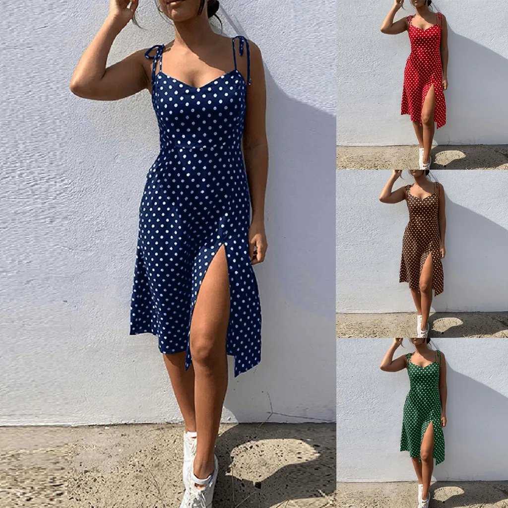 30 # Sexy, vestido de verano de mujeres, de moda de punto vestidos sin mangas impresos para mujeres de talla grande de cintura alta de cuello en V vestido платье летнее
