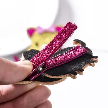 Южная Корея Детские аксессуары для волос Единорог заколки детские блестки Радуга сбоку клип девушки мультфильм животных заколка для волос головной убор