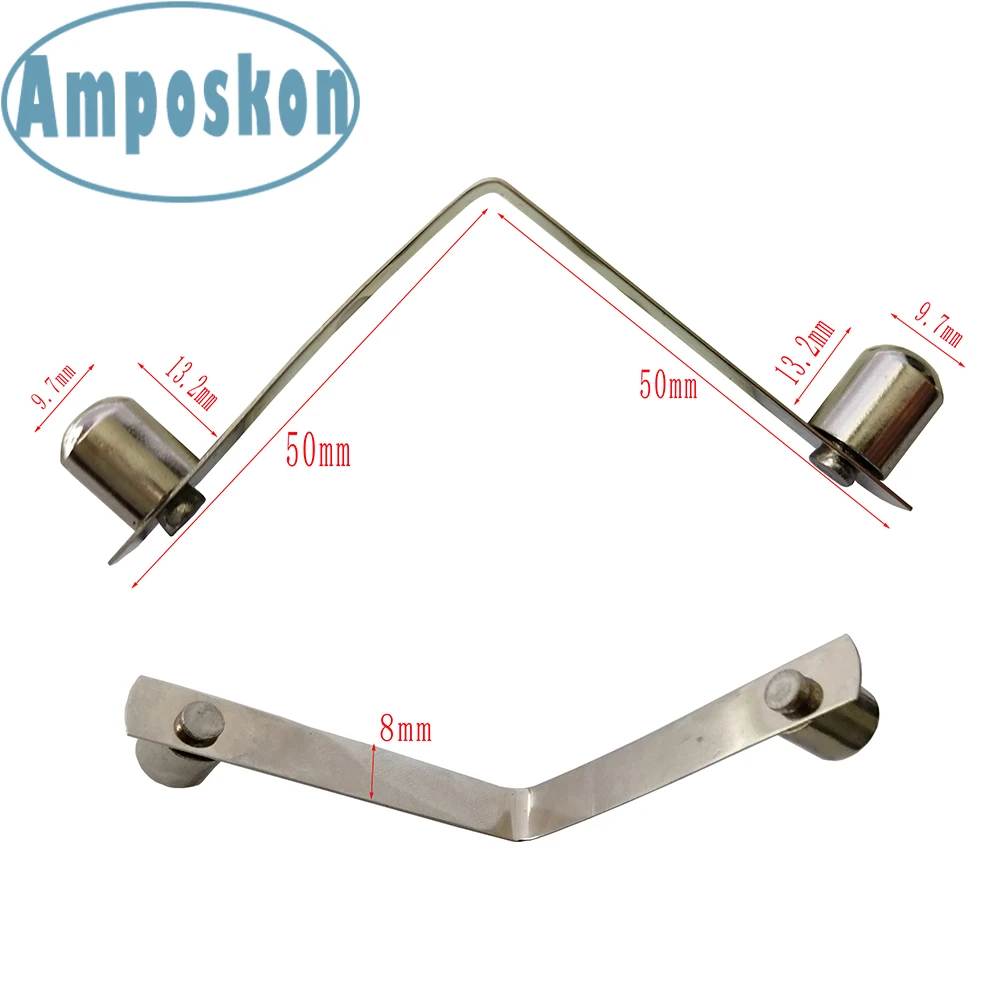 

50pcs 9 x 11mm Push Solid Button Spring Snap Clips Double Pin Tent Pole Clips Awning Telscopic Tube Caravan & Chair Tube Lock