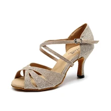 Женская обувь для латиноамериканских танцев для девочек; блестящая обувь на высоком каблуке; Обувь для бальных танцев на заказ; Женская Мягкая Обувь для бальных танцев; обувь для латинских танцев; обувь для сальсы