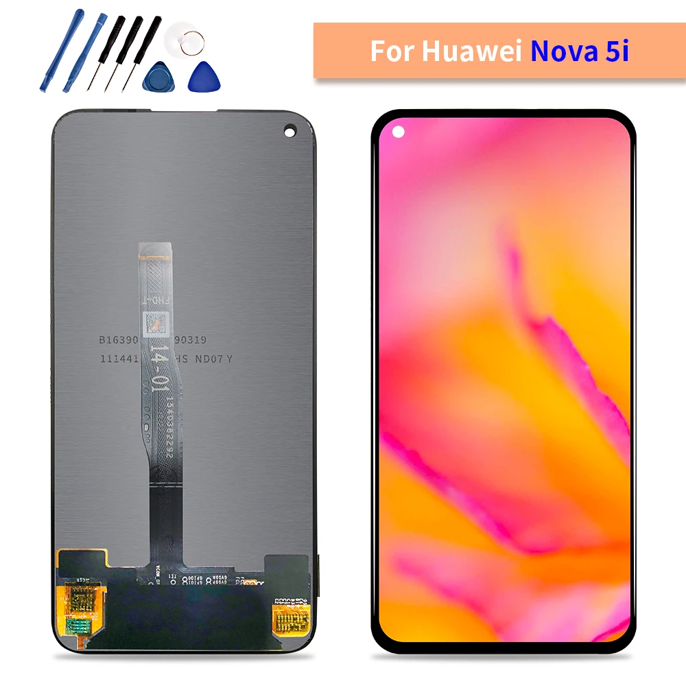 

For Huawei nova 5i LCD Display Touch Screen Digitizer Assembly GLK-LX1/ LX2/ LX3/ LX1U/ AL00/ TL00 Nova 5i LCD replacement