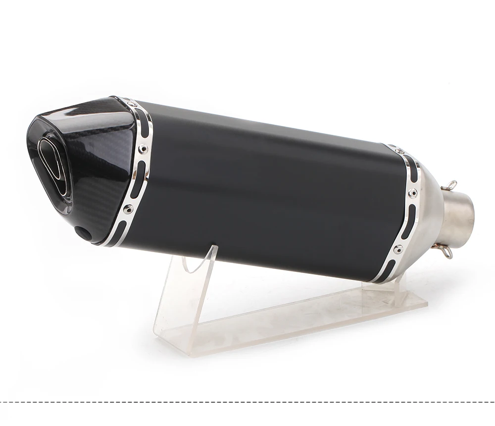 Motocicleta modificado Tubo de escape todo o Grande carbono hexagono 51 Linhas Порто adequado para CB400 z750 Z800