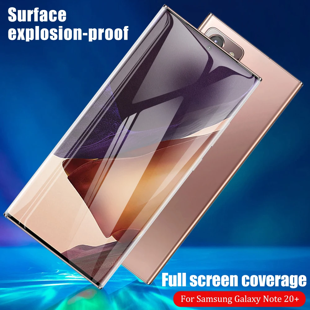 Защитная пленка для экрана Samsung Galaxy Note 20 Plus Ultra 5G полностью изогнутая note plus