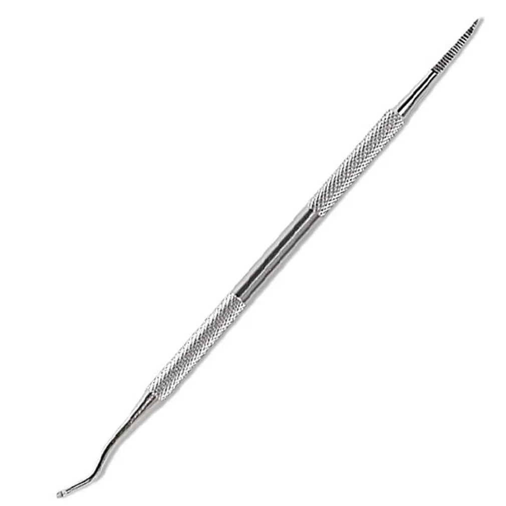 

Stainless Steel Dead Skin Fork Double Head Dead Skin Push Inlay Armor Tweezers Manicure Ditch Intensive Cleaning Tool