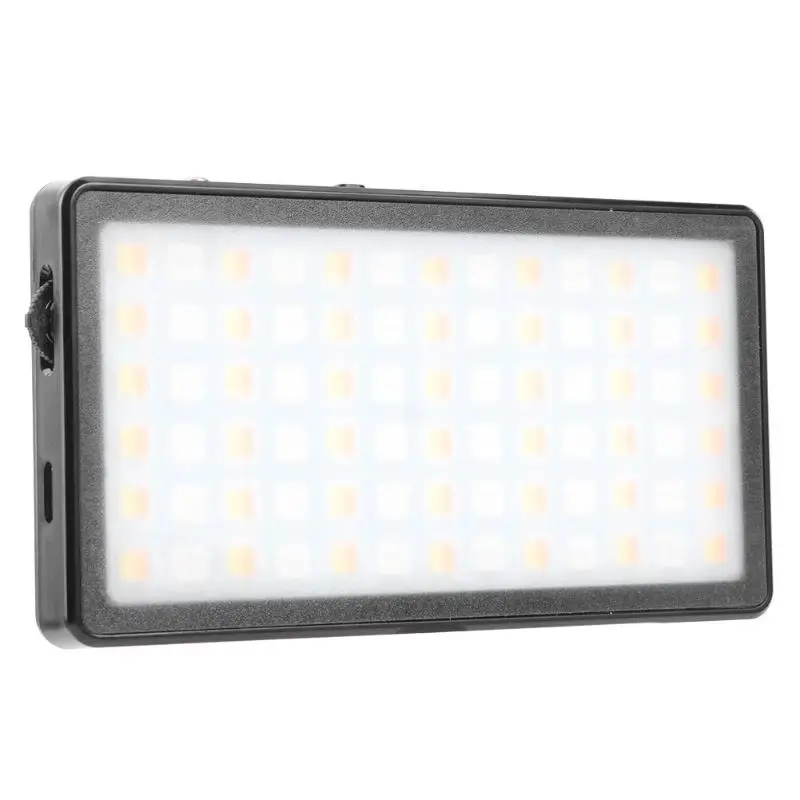 

ZF RGB 360 Colors Fill Lamp Dimmable 2500K-7000K 42 LED Vedio Panel Fill Light 10W MAX for Canon LP-E6 (ZF-PL10B)