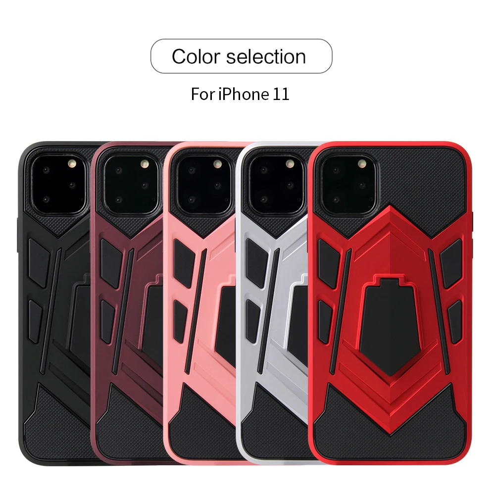 Чехол для iPhone 11 Pro XS Max 2019 XR X 8 7 6s Plus сверхпрочная задняя крышка с Броневой
