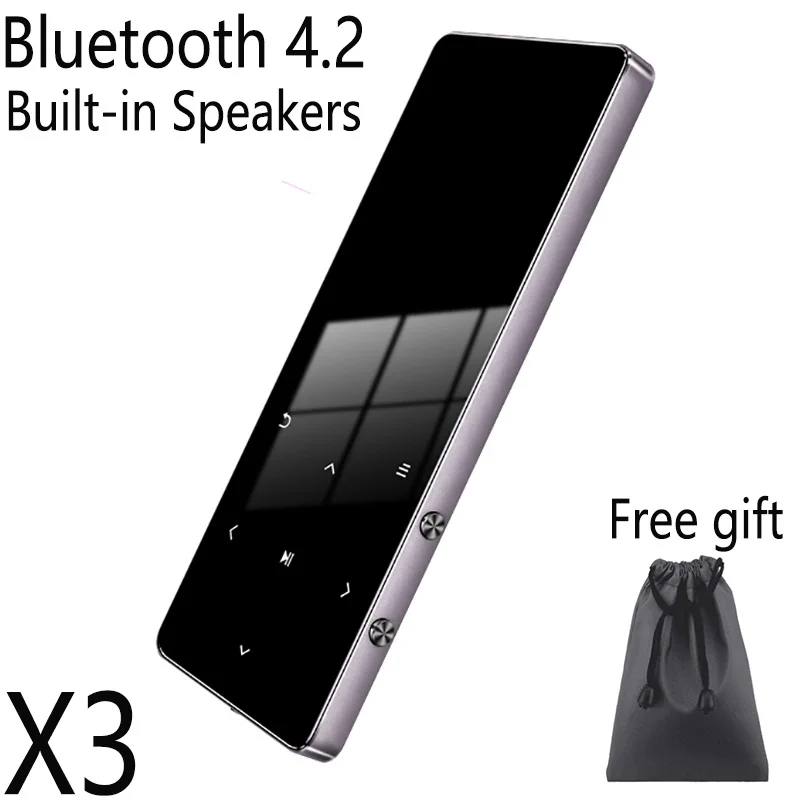  Original metal Bluetooth MP4 player 8GB 16GB 32GB 64GB music player touch key fm radio video play E