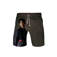 Корейская мужская комбинация AB6IX Новая мужская мода тренд шорты Kpop популярные повседневные летние модные крутые шорты