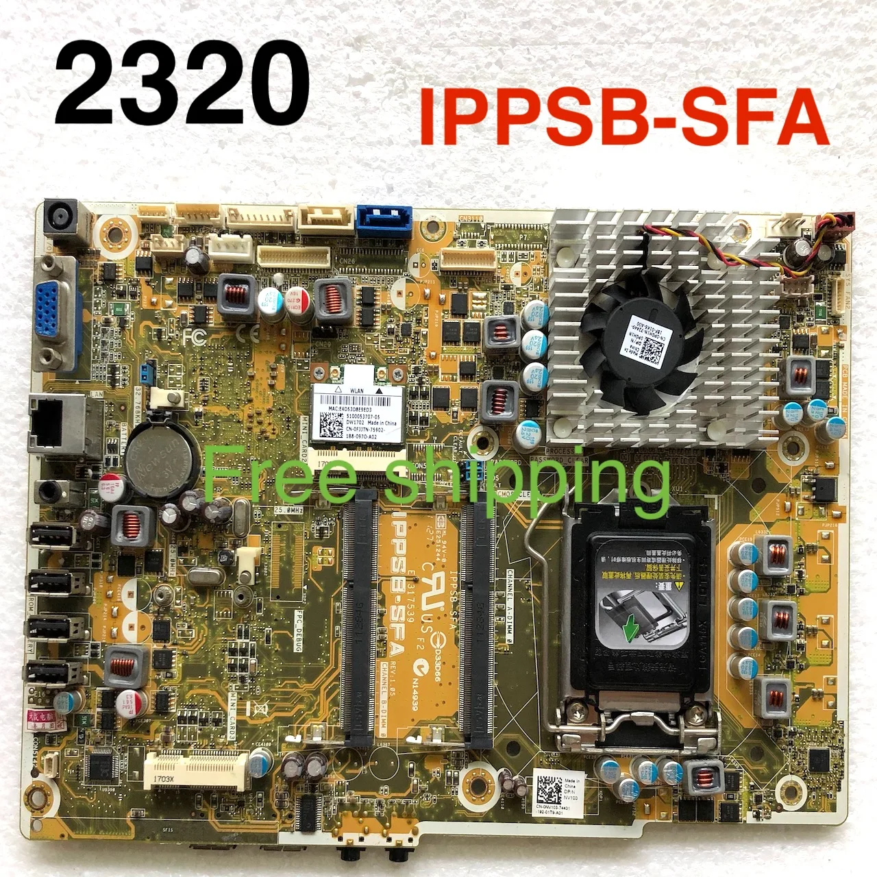 0NV103 для DELL Inspiron 2320 материнская плата AIO IPPSB-SFA материнская плата полностью протестировано работы