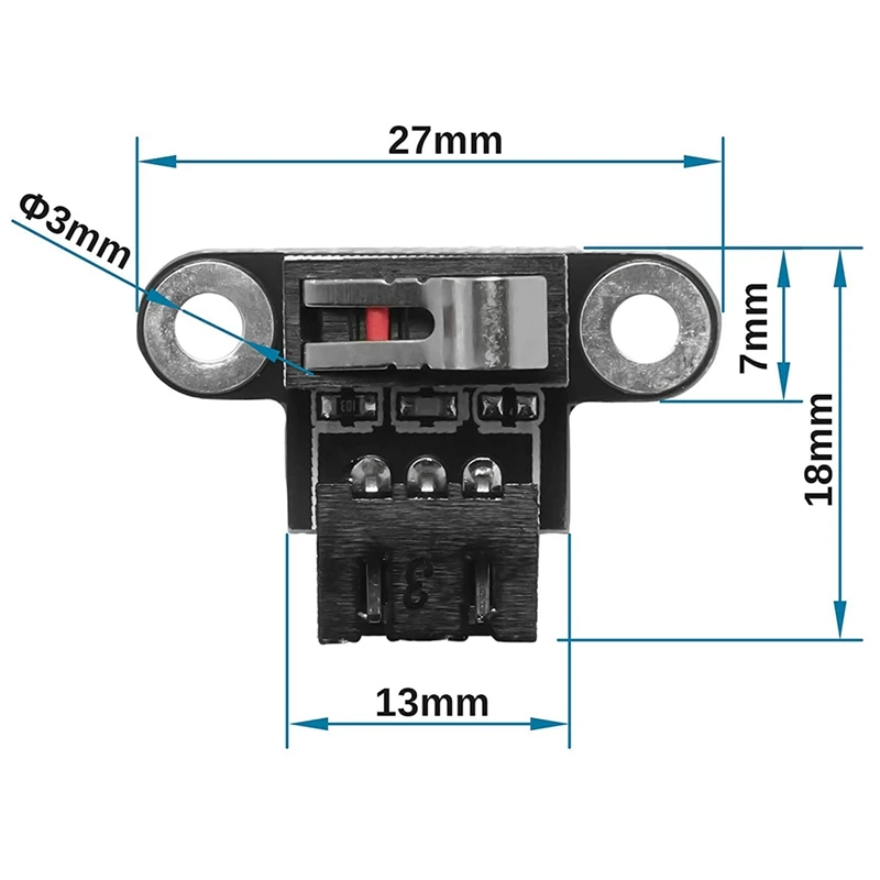 6PCS Mini Limit Switches with 1M 3 Pin Cable for 3018-PROVer/3018-MX3/3018-PROVer Mach3 synchronous belt