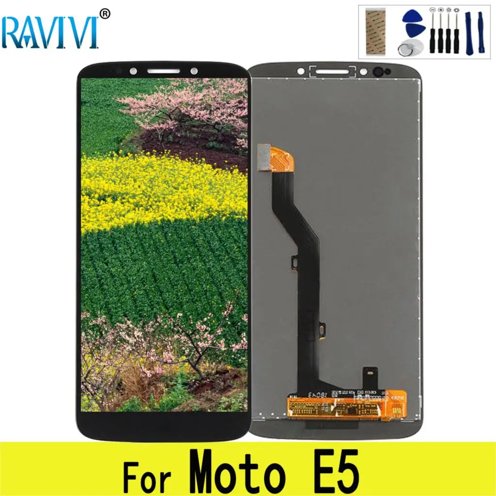 ЖК дисплей 5 7 дюйма для Motorola Moto E5 XT1944 экран с дигитайзером в сборе замена E5|Экраны