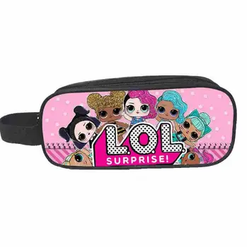 

L.O.L. SURPRISE! Kids Pencil Case Cartoon Doll Pattern Students Stationery Box School Supplies Pen Bag