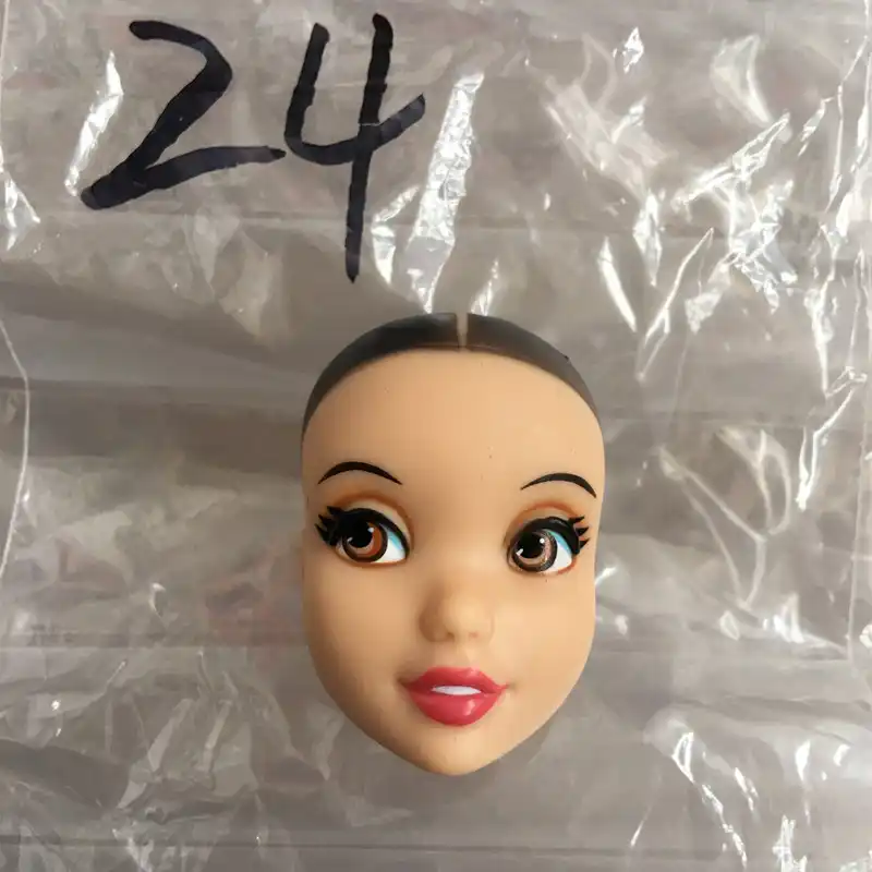 baby doll heads with hair