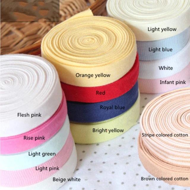 2cm Spandex Elastic Bias Binding Tapes Ribbon Patchwork Quilting Webbing  Trim Tape Hem Sleeve Dressmaking Sewing