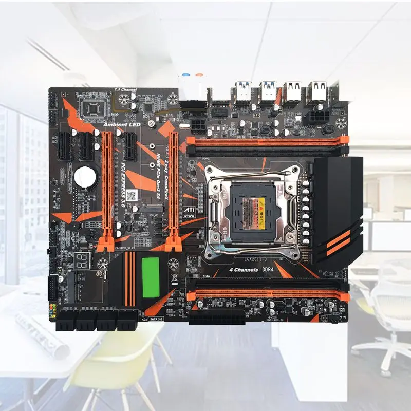 

X99 LGA2011-V3 Professional 4 Channel DDR4 64G Ram SATA 3 Usb3.0 M.2 Desktop Computer Motherboard Module