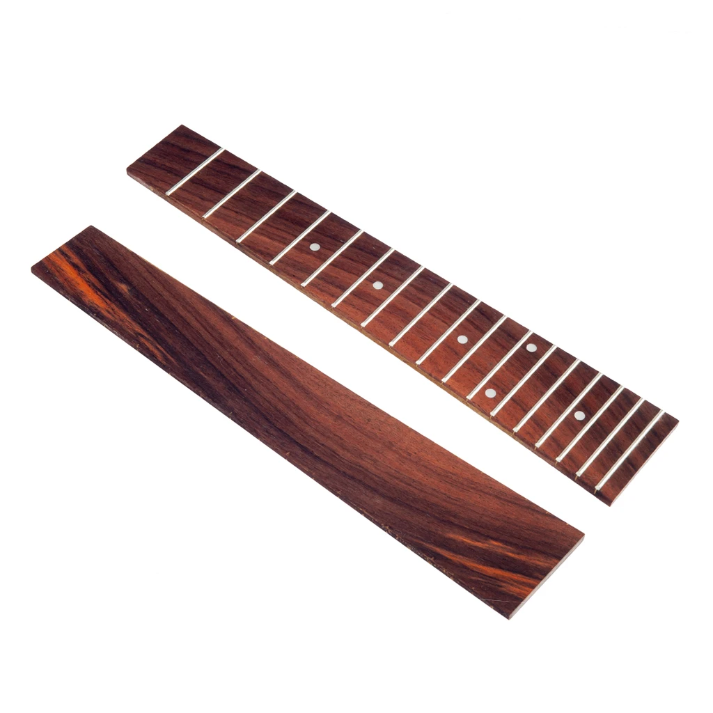 Ukulele Fingerboard Fretboard for 23 inch Concert Ukulele Guitar 24.5x4.5x0.5cm