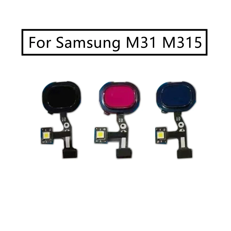 

for Samsung Galaxy M31 M315 Fingerprint Scanner Flex Cable Touch Sensor ID Home Button Return Ribbon Flex Cable Repair Parts