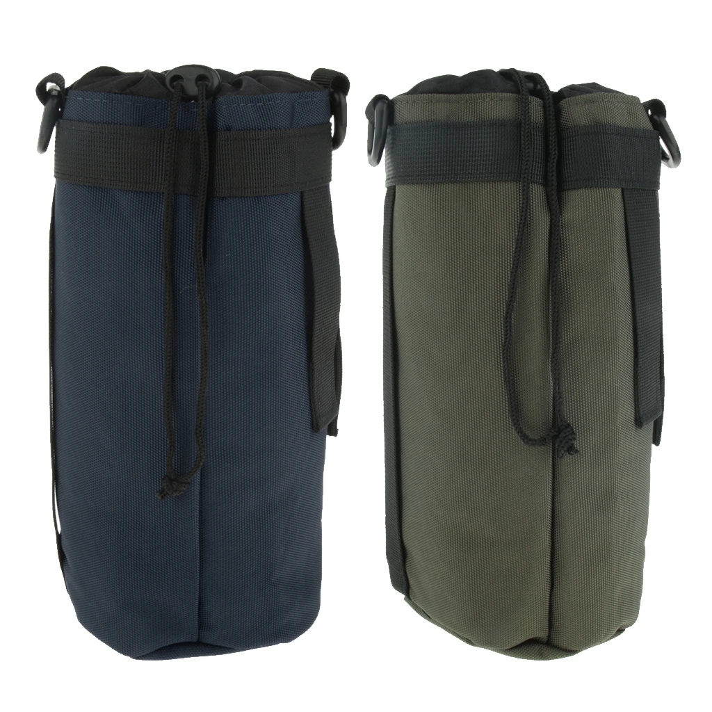 Green Blue 2 шт 1.5L Спортивная бутылка для воды держатель сумка рукав сумка - Цвет: Green Blue