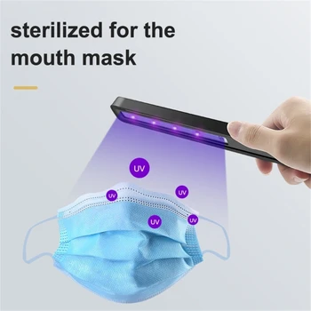 

1000mAh USB Portable Handheld Ultraviolet Sterilizer Disinfection Germicidal Stick Phones Disinfection Case for Home