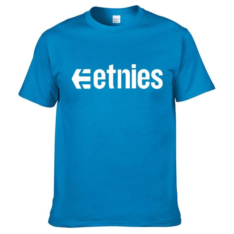 7 Новинка Etnies Футболка мужская черно-белая хлопковая модная футболка Летняя уличная футболка для скейтборда уличная футболка для мальчиков - Цвет: 7
