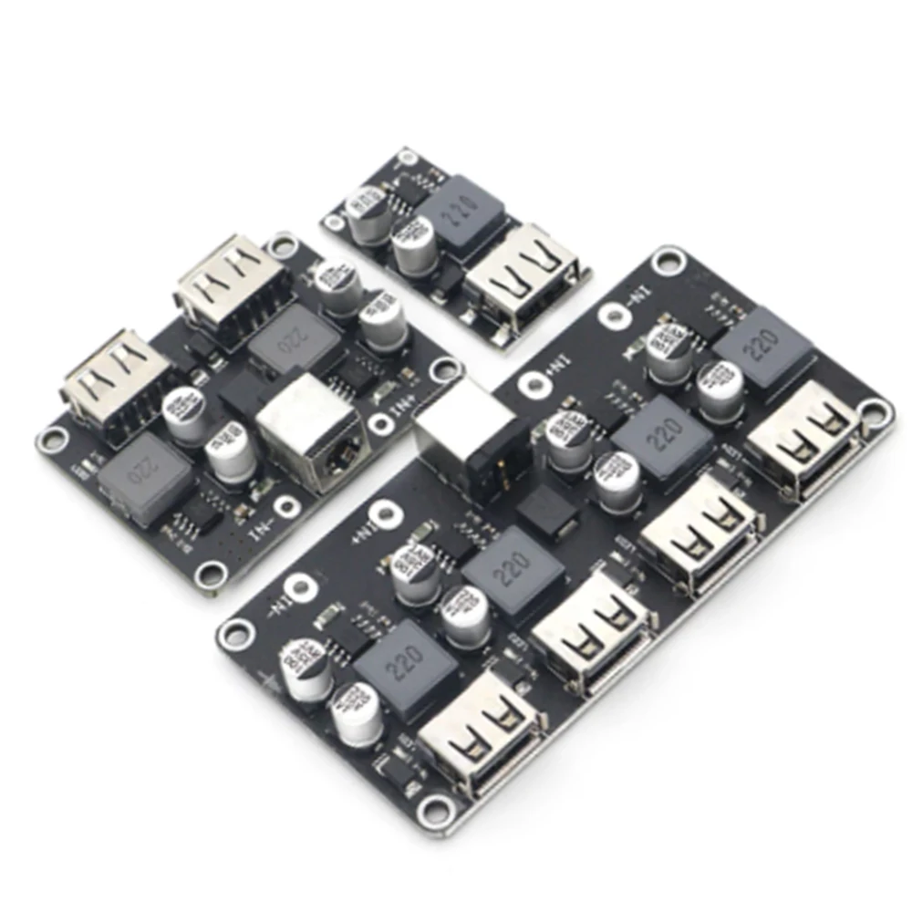 

1PCS USB QC3.0 QC2.0 USB DC-DC Buck Converter Charging Step Down Module 6-32V 9V 12V 24V to Fast Quick Charger Circuit Board 5V