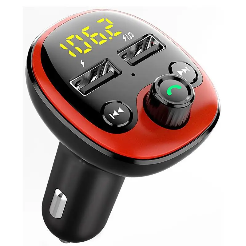 Беспроводной Bluetooth Hands-free Автомобильное зарядное устройство Автомобильный MP3-плеер цифровой дисплей экран Автомобильный fm-передатчик Поддержка U диск/TF карта