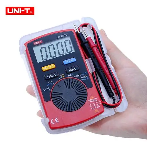 

New Released UT120C Pocket Size Digital Multimeters UNI-T UT120C Auto Range Multitester One Year Warranty In Stock