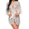 Meihuida Sexy Women Lingerie Lace Ruffles Robe See-through Babydoll Underwear Sleepwear Night Dress Erotic Sex Clothes ► Photo 3/6