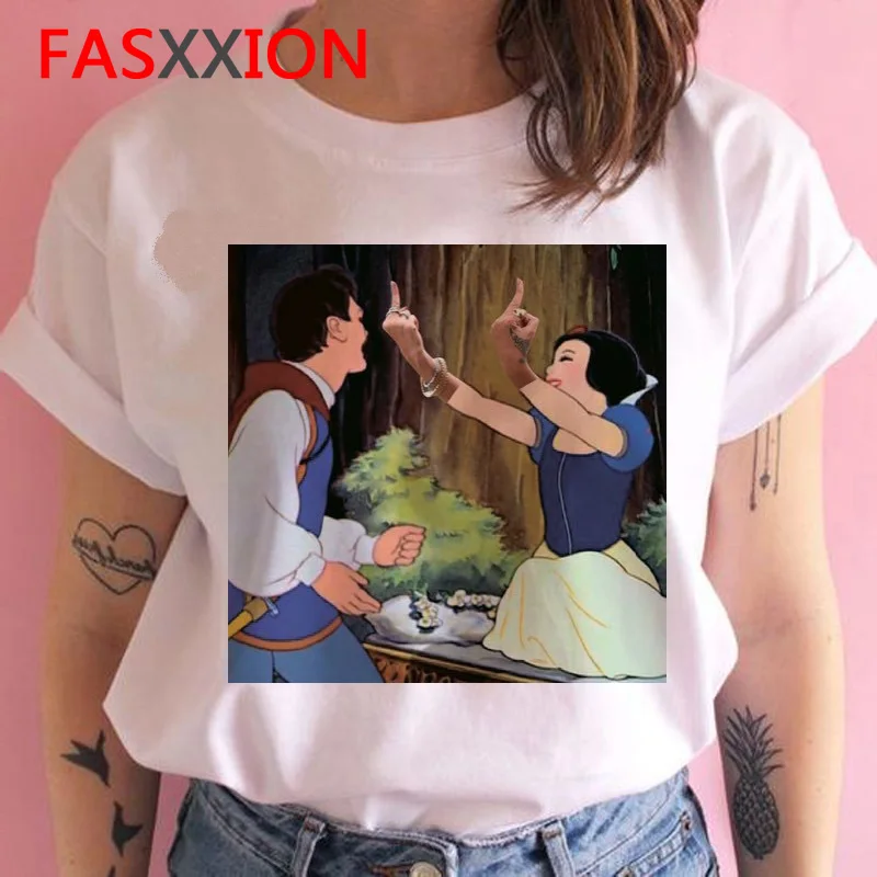 1357 vogue t shirt Princess streetwear funny female tshirt women kawaii cartoon clothes t-shirt Graphic aesthetic top tee - Цвет: 1357
