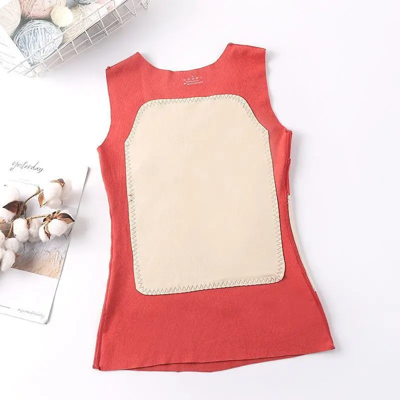 Women Winter Thermal Underwear Tops Warm Body Vest Invisible Thermo Sleeveless Clothes