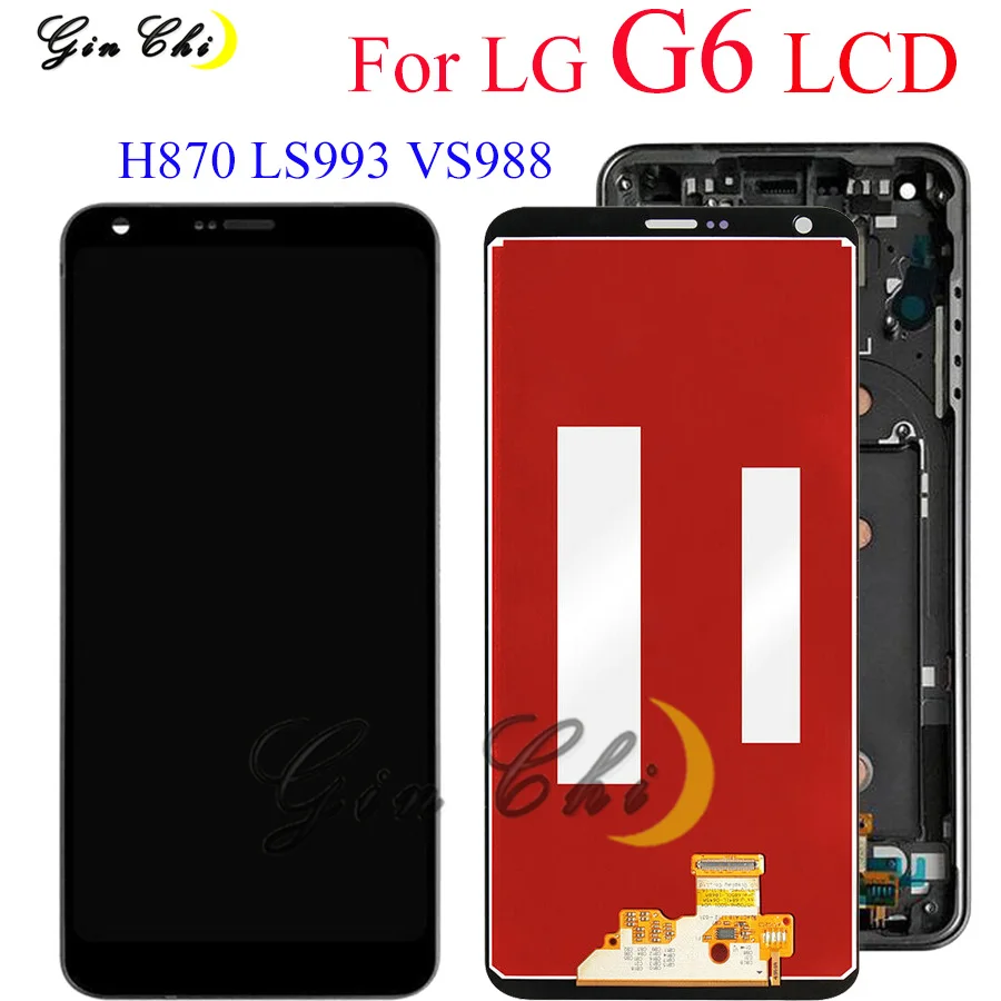 Для LG G6 lcd дисплей сенсорный с рамкой для 5," LG G6 lcd D855 lcd версия для LG G6 lcd H870 VS988
