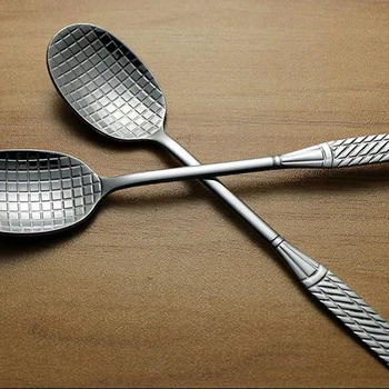 

Baby Feeding Spoon Stainless Steel Badminton Racket Spoon Ice Cream Fruit Dessert Spoon Coffee Teaspoon Infant Utensil