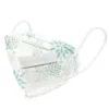 Approved Adult Kn95 Mask Europe CE Woman Flower Printed Face Mouth Mask Mascarilla 5 Layers Fabric FFP2Mask Protective kn95 mask 3