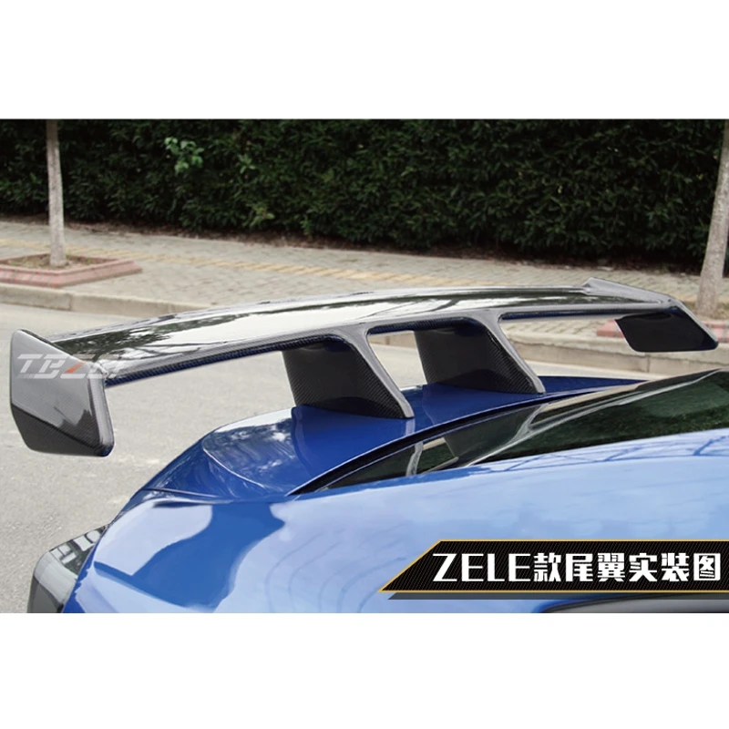 Углеродное волокно заднего крыло багажника спойлер для Toyota GT86 Subaru BRZ Scion FR-S 2012 2013 САРД Стиль
