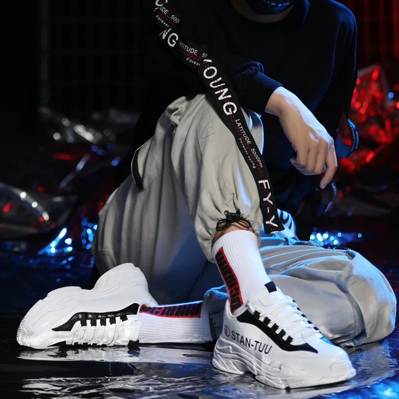 

2019 Spring And Summer New Style Dad Shoes Men's Fashion College Style MEN'S SHOES Low-top Shoes Men's Trend Casual Shoes