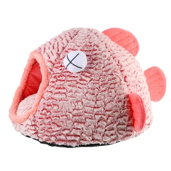

Fish Shape Pet Bed Pet Sleep House Cat Bed Cat House Dog Kennel Pet Cushion