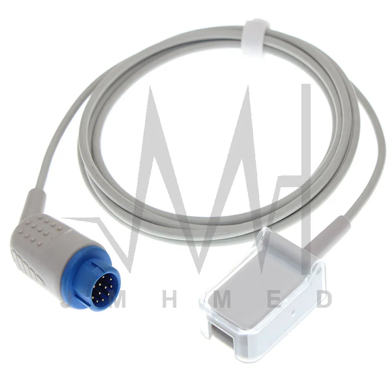 For Spo2 Sensor Adapter Cable of Philips 78352C 78354C 78834C Monitor M1900B Extension Nellcor DB 7P Non-Oximax | Красота и здоровье