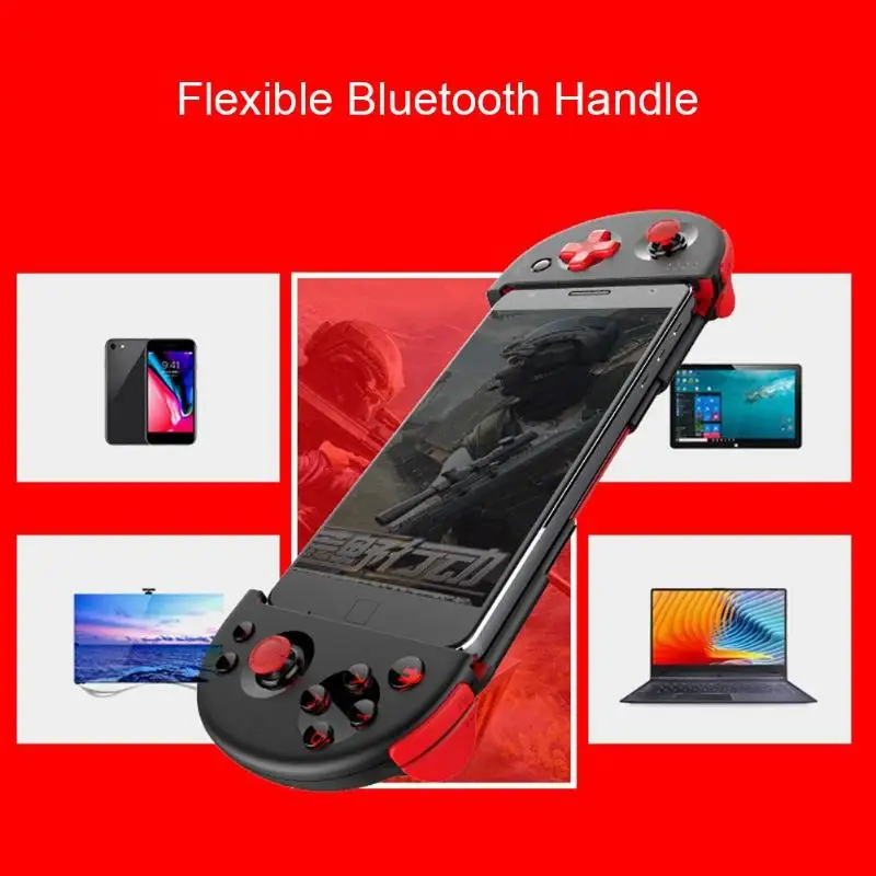 Bluetooth геймпад Телескопический игровой контроллер совместим с телефоном/Smart tv/телеприставкой/ПК компьютер для Android iOS мобильных телефонов PUBG