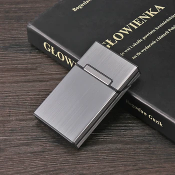 

Personality Cigaret Case Slim Metal Box Aluminum Gift Mini Cigarette Holder New Ultra Thin Fashion Pipe Cigarette Box Creative