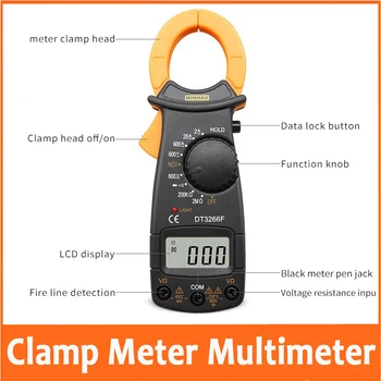 

Digital Amper Clamp Meter Multimeter NCV Current Clamp Pincers Voltmeter Ammeter 600A AC/DC Ohm Current Voltage Tester
