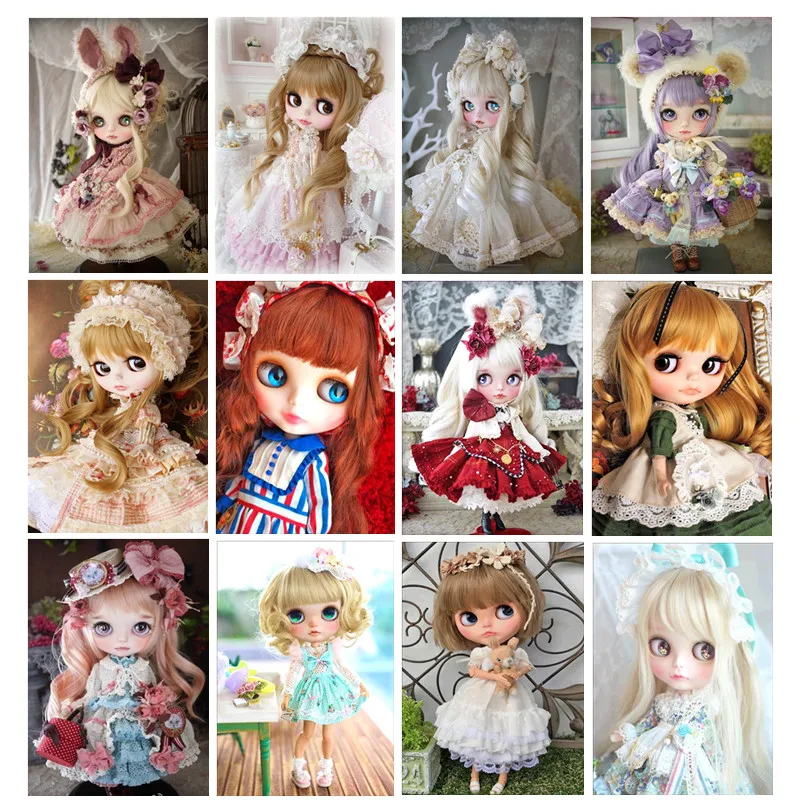5D DIY diamond painting embroidery cartoon doll painting combination cross stitch mosaic decoration