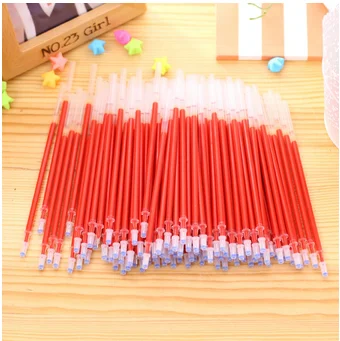 Novelty Stationery 50 Pcs Gel Pen Refill 0.5mm Black Blue Ink Refill For Roller Ball Pens School Office Suppliers