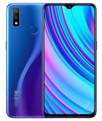 Мобильный телефон OPPO Realme X Lite 6,3 дюймов FHD+ 6 ГБ 128 ГБ Android G LTE Snapdragon 710 Восьмиядерный 6," 20 Вт VOOC 4045 мАч смартфон - Цвет: Синий