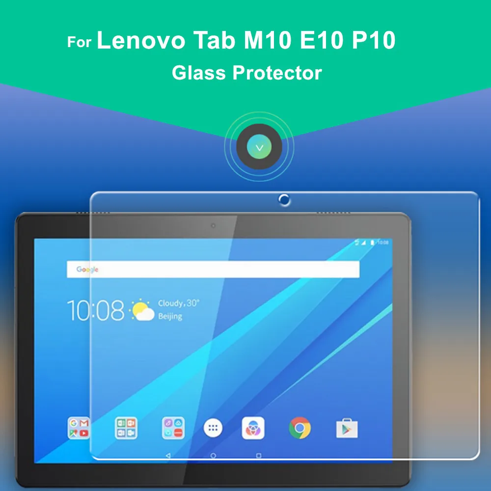 Протектор экрана из закаленного стекла для lenovo Tab M10 TB-X605F/L E10 TB-X104F/L P10 TB-X705L/F стеклянная пленка